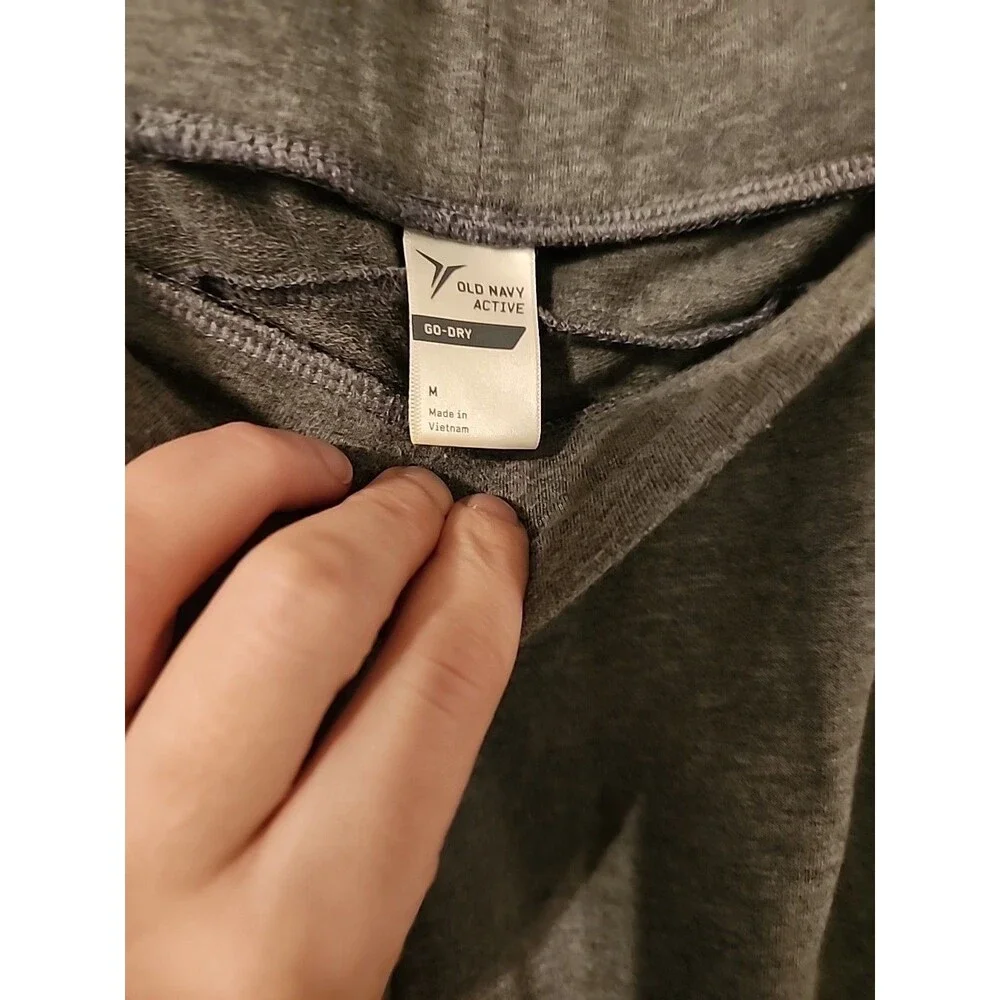 Old Navy Go-Dry Gray Lounge Pants Women's Size M Activewear Workout Jogger - Picture 4 of 6